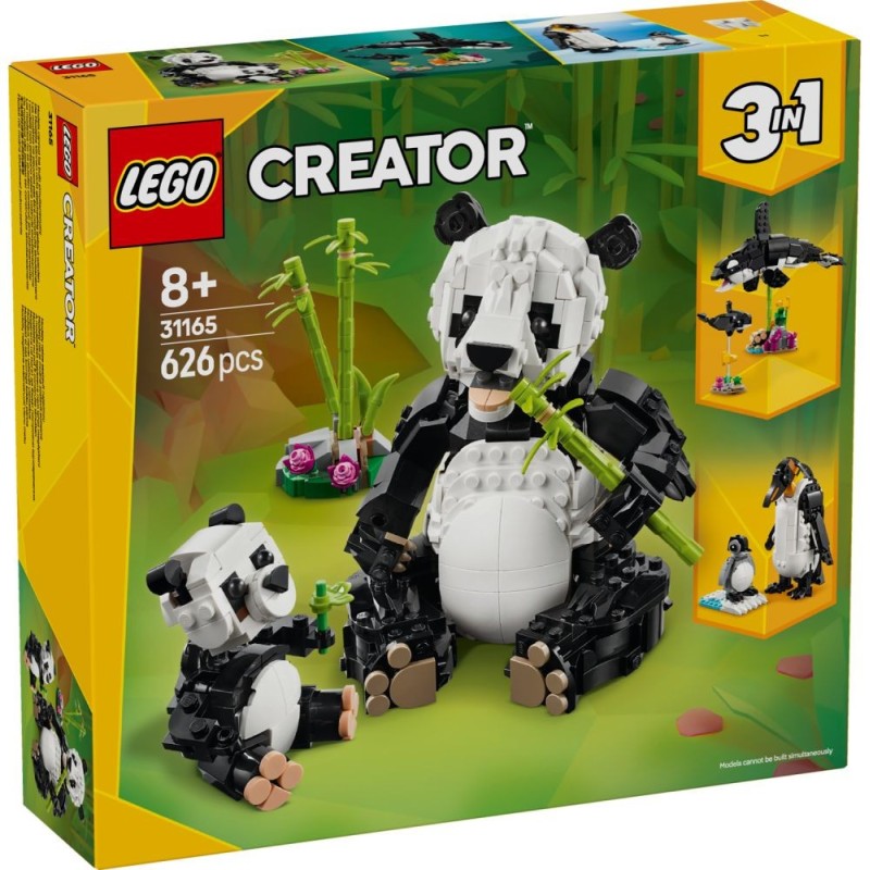 Fauna Salvaje: Familia de Pandas.