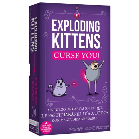 Exploding Kittens: Curse You Card Game by Asmodee – Buy at El Taller del Modelista