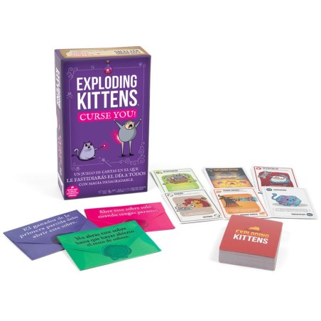 Exploding Kittens: Curse You Card Game by Asmodee – Buy at El Taller del Modelista