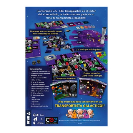 Juego de estrategia espacial galaxy trucker de devir - comprar en el taller del modelista