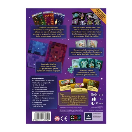 expansion del juego de mesa galaxy trucker bocinas en el espacio de devir - comprar en el taller del modelista