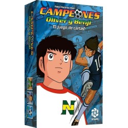 Campeones: Oliver y Benji - Juego de Cartas de Fútbol.