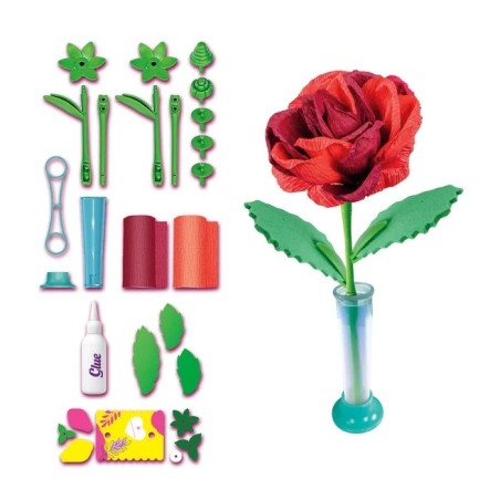 Create your flowers. Rose.