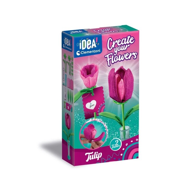 Create your flowers. Tulip.
