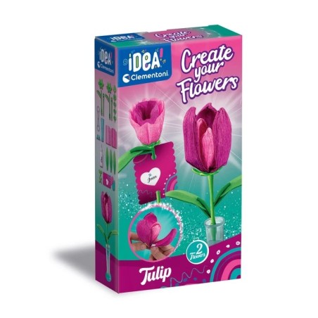 Create your flowers. Tulip.