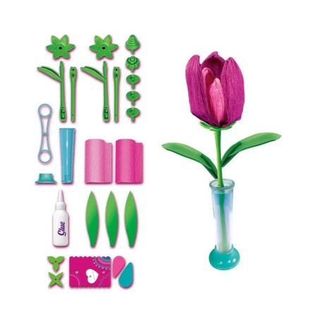 Create your flowers. Tulip.