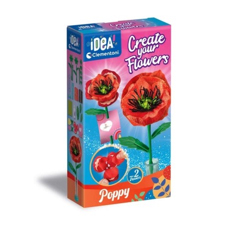 Create your flowers. Poppy.