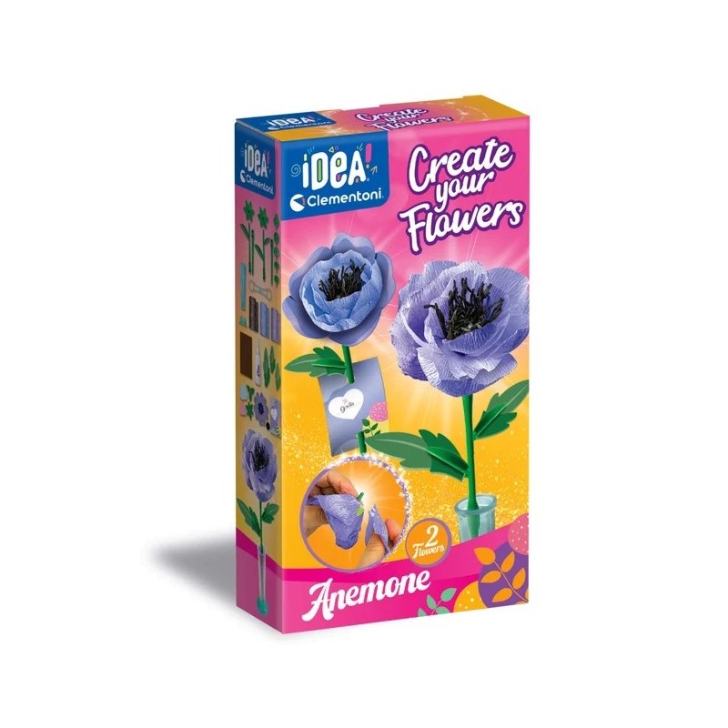 Create your flowers. Wild anemona.