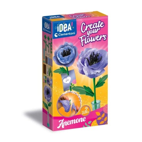 Crea tus flores. Anémona silvestre.