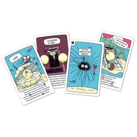 juego de cartas familiar nutrias de rebel studio - comprar en el taller del modelista