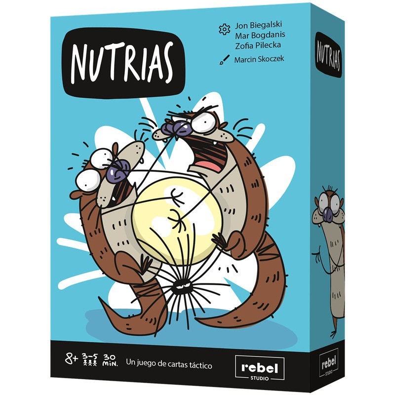 juego de cartas familiar nutrias de rebel studio - comprar en el taller del modelista juego de cartas familiar nutrias de rebel studio - comprar en el taller del modelista