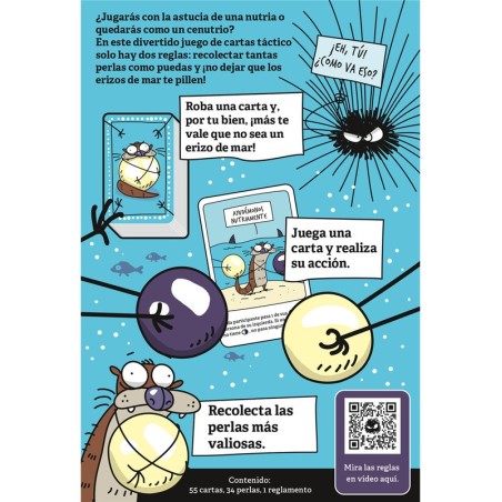 juego de cartas familiar nutrias de rebel studio - comprar en el taller del modelista