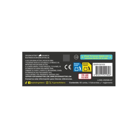 juego de cartas familiar tu cabra rema de exploding kittens - comprar en el taller del modelista