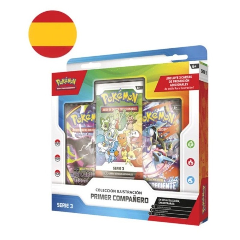 juego de cartas coleccionables pokemon primer compañero serie 3 de pokemon company - comprar