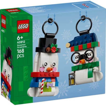 Adornos navideños: Muñecos de nieve.