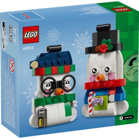 Adornos navideños: Muñecos de nieve.