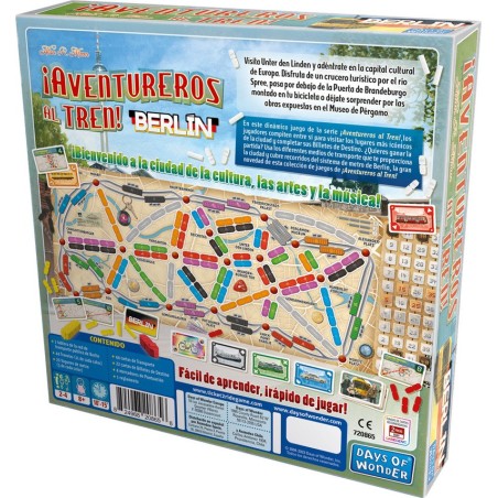 juego de estrategia y rutas aventureros al tren berlin de days of wonder - comprar en el taller del modelista