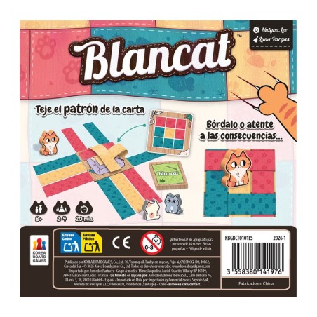 Blancat pattern and speed game by Asmodee - buy at El Taller del Modelista
