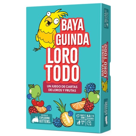 Berry Cherry Parrot Punch observation and memory card game by Exploding Kittens - buy at El Taller del Modelista