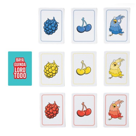 Berry Cherry Parrot Punch observation and memory card game by Exploding Kittens - buy at El Taller del Modelista