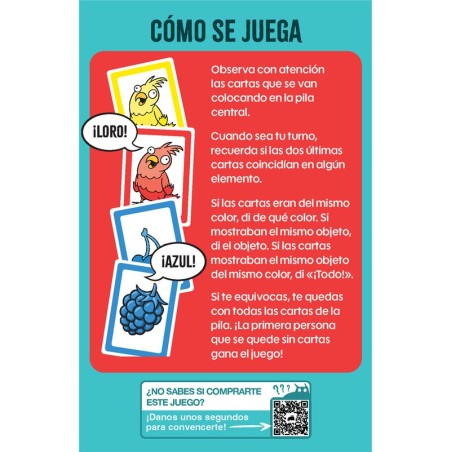Juego de cartas de observación y memoria baya, guinda, loro, todo de exploding kitens - comprar