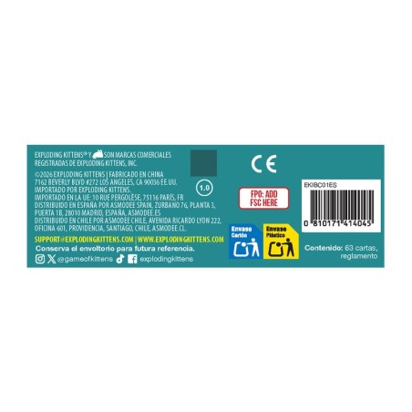 Juego de cartas de observación y memoria baya, guinda, loro, todo de exploding kitens - comprar