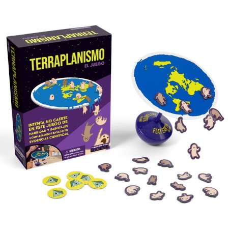 Flat Earth dexterity and balance game by Exploding Kittens - buy at El Taller del Modelista
