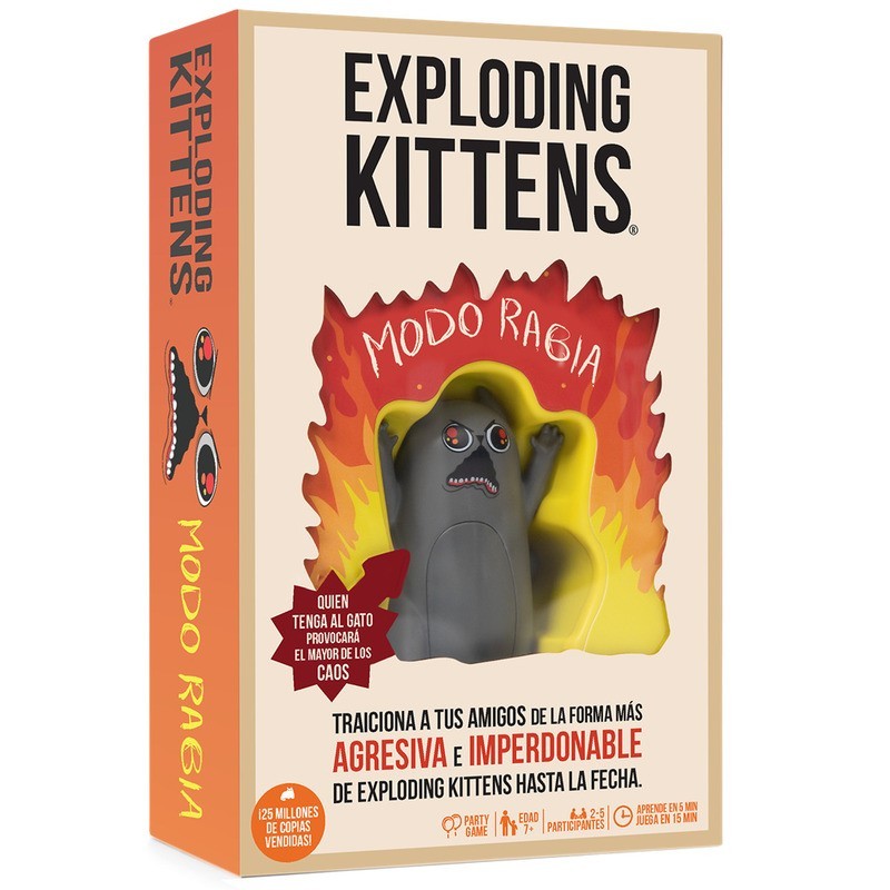 Exploding Kittens: Rage Mode Card Game by Exploding Kittens & Asmodee - buy at El Taller del Modelista