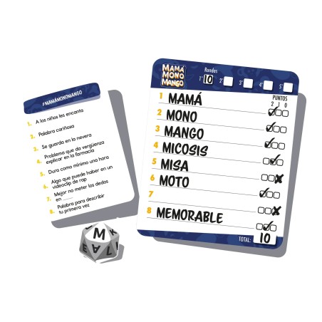 juego de palabras mama mono mango ludilo - comprar en el taller del modelista