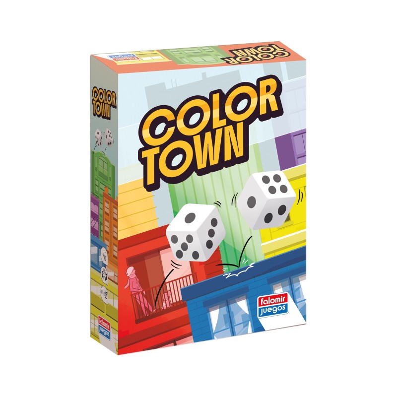 Color Town - Math Dice Placement Game.