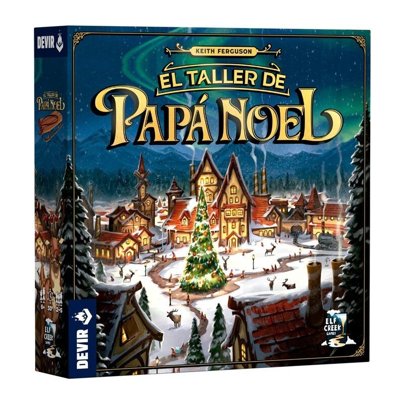 Santa's Workshop Family Worker Placement Board Game by Devir – Buy at El Taller del Modelista