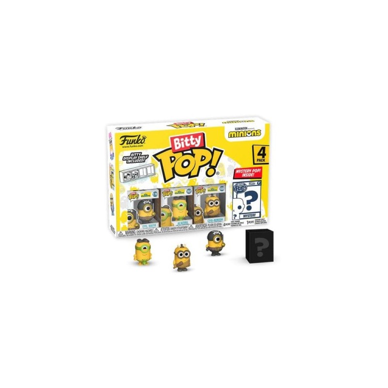 Funko Bitty Pop! Minions (x4).