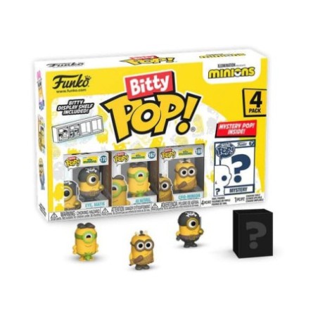 Funko Bitty Pop! Minions (x4).