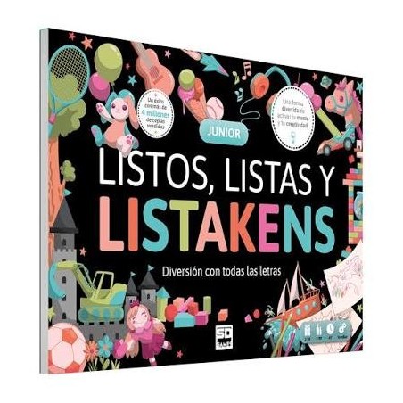 Juego de palabras Listos, listas y listakens junior.