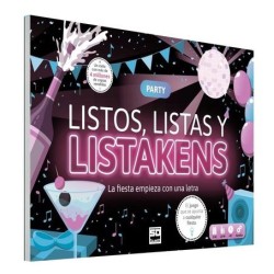 Juego de palabras Listos, listas y listakens party.