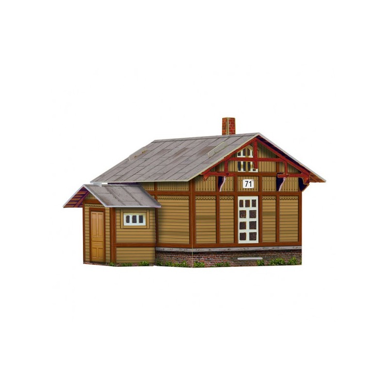 Guarded level crossing. CLEVER PAPER 298