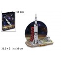 Saturn V Rocket. CUBIC FUN 079322