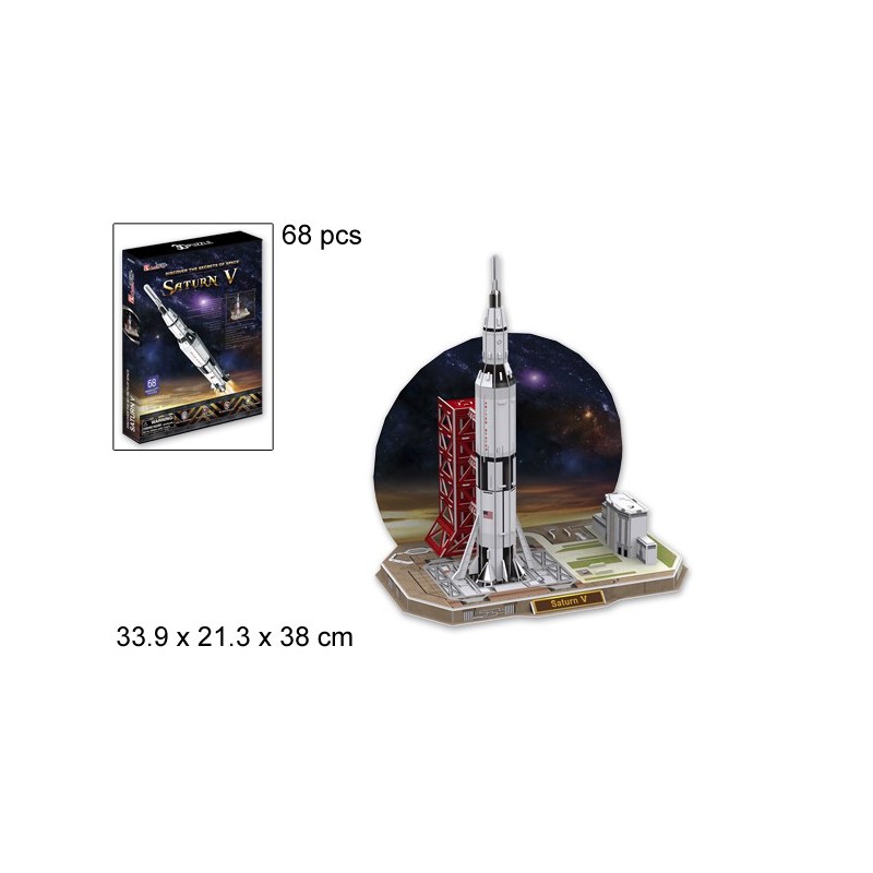 Cohete Saturno V. CUBIC FUN 079322