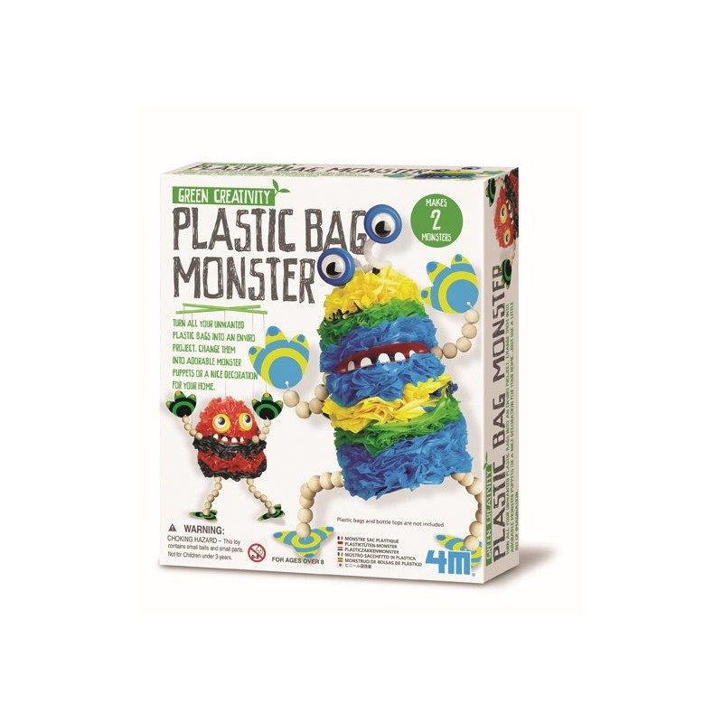 Monstruo de bolsas de plástico. 4M 00-04580