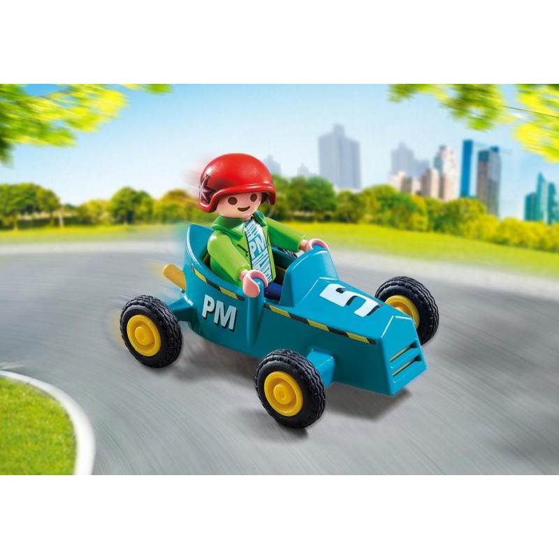 Niño con kart. PLAYMOBIL 5382