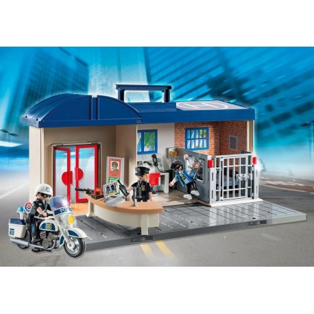 Estación de polícia maletín. PLAYMOBIL 5299