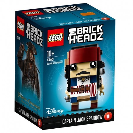 Brick Headz, Captain Jack Sparrow. LEGO 41593