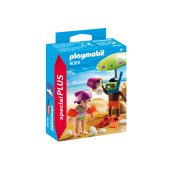 Children at the beach. PLAYMOBIL 9085