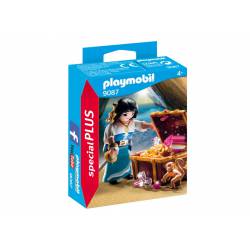 Pirate with treasure. PLAYMOBIL 9087