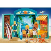 Cofre: Tienda de surf. PLAYMOBIL 5641