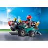Ladrón con quad y botín. PLAYMOBIL 6879
