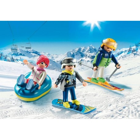 Winter sports trio. PLAYMOBIL 9286