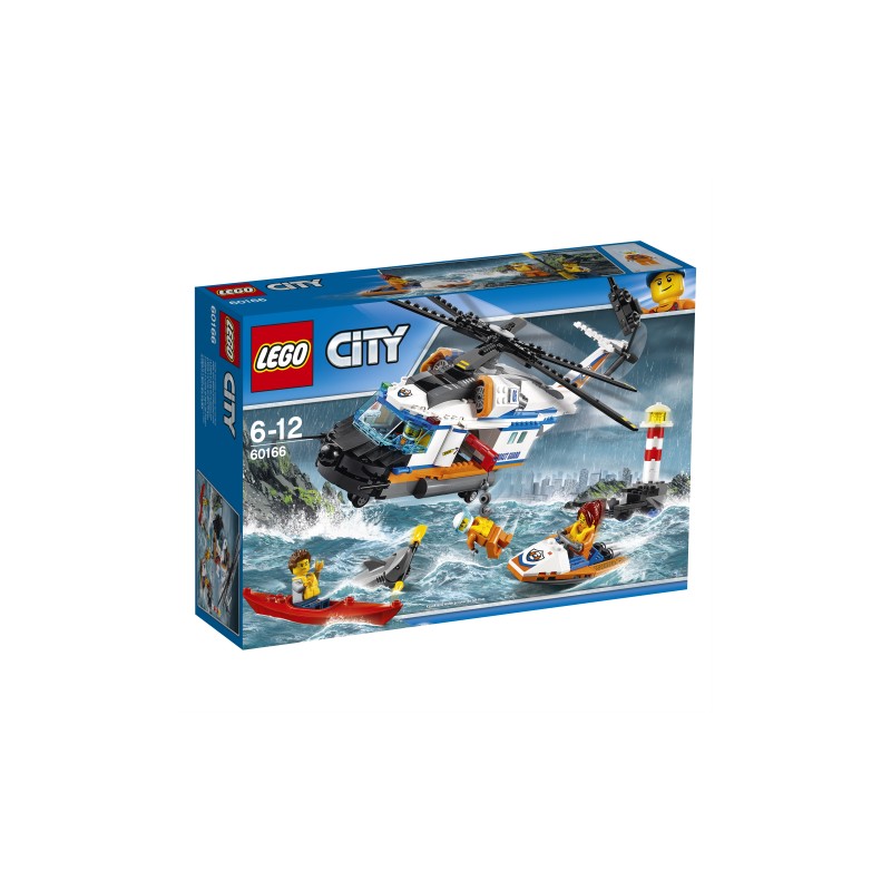 Gran helicóptero de rescate. LEGO 60166