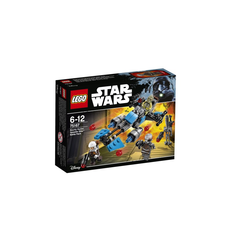 Pack de Batalla: Speeder Bike de Bounty Hunter. LEGO 75167