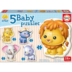 Baby puzzles animales salvajes. EDUCA 14197